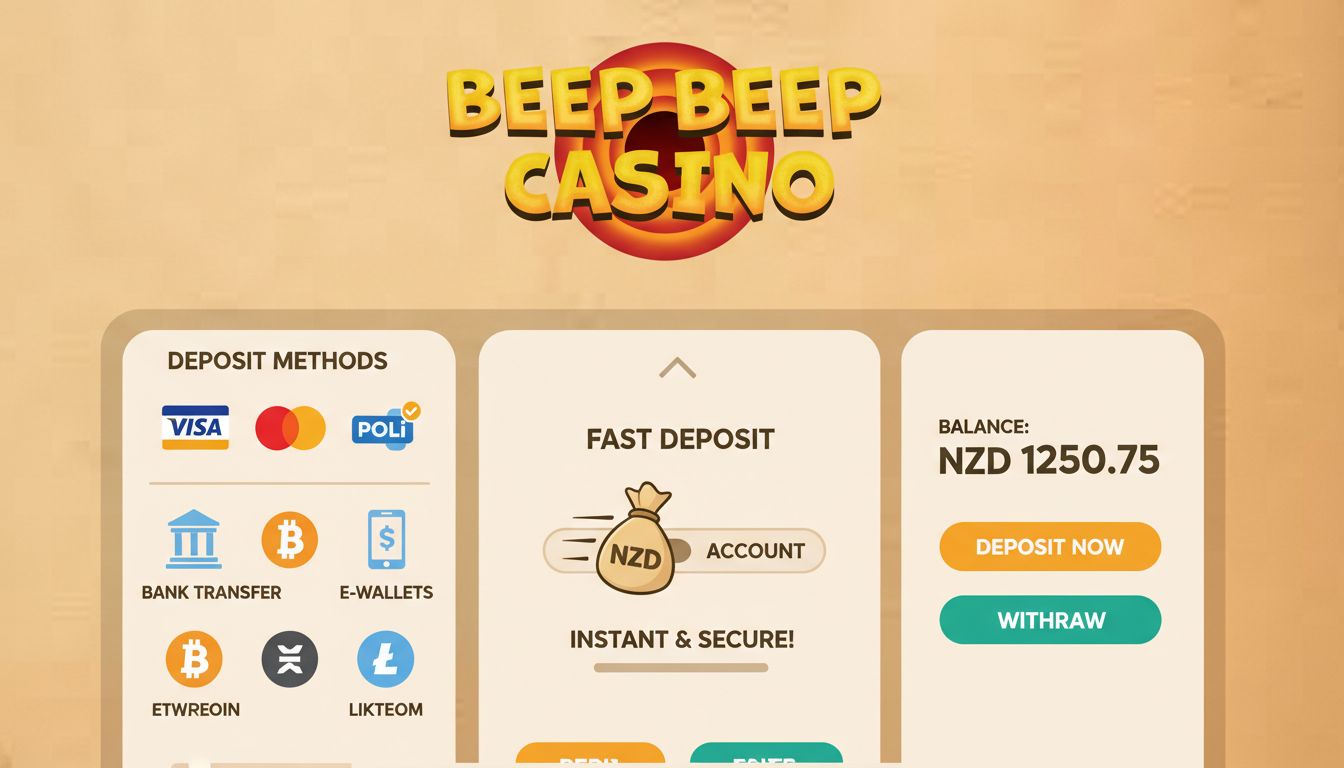 Płatności i metody transakcji w Beep Beep Casino