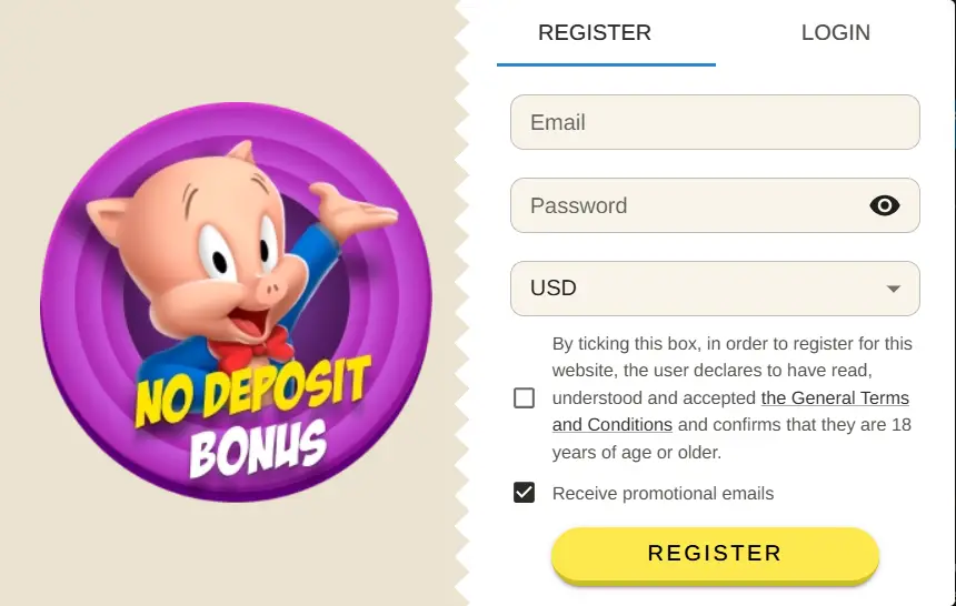 Rejestracja w Beep Beep Casino i aktywacja oferty powitalnej